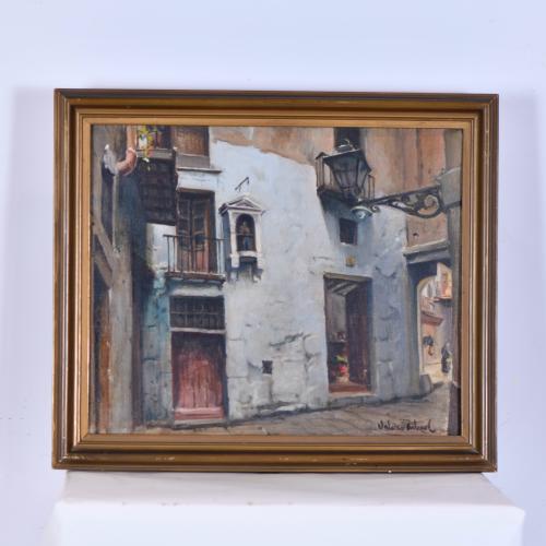 20TH CENTURY SPANISH SCHOOL. ‘Facade with niche’.