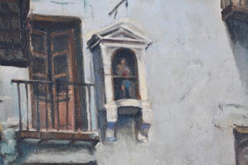 20TH CENTURY SPANISH SCHOOL. ‘Facade with niche’.
