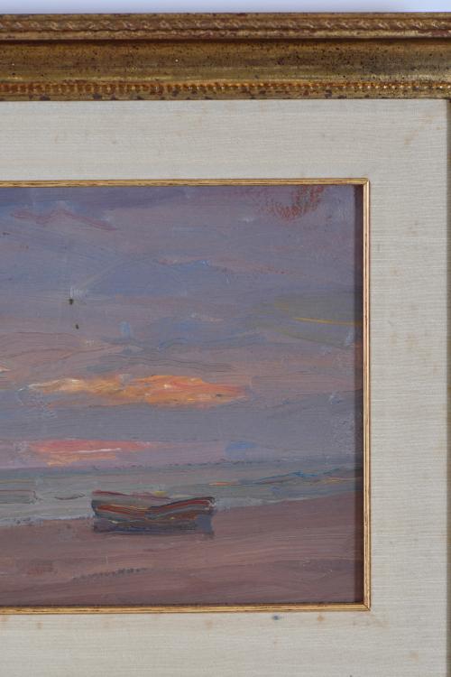 BONAVENTURA PUIG I PERUCHO (1886-1977). &#39;Boat on the beach&#39;.