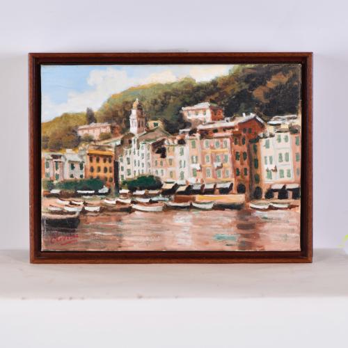 ROMANO NOVELLI (1928). 'Seaside town'.