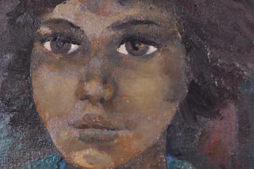 RAMÓN AGUILAR MORÉ (1924-2015). &#39;Woman&#39;s portrait&#39;, 1977.