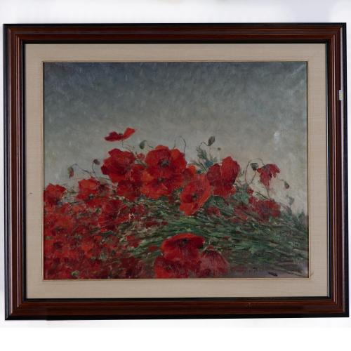 MANUEL PIGEM I RAS (1862 - 1946). ‘Poppies’.