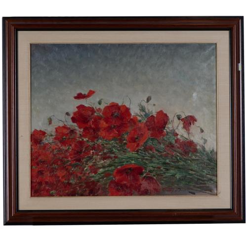 MANUEL PIGEM I RAS (1862 - 1946). ‘Poppies’.