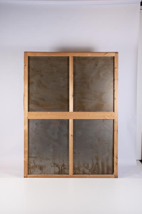 J. GARCÉS (XX). "Paisaje con camino"