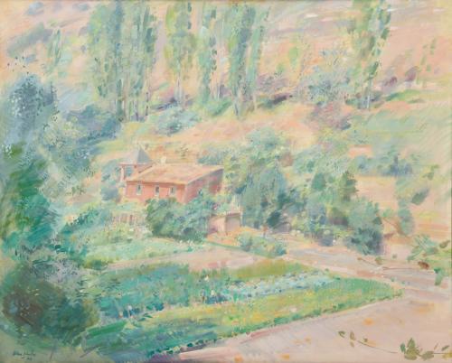 JULIÁN  GRAU SANTOS (1937). "Masía con huerto", 1978.