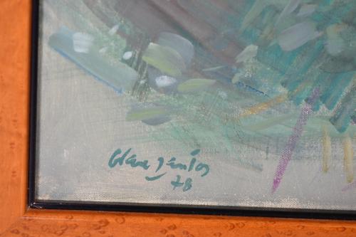 JULIÁN  GRAU SANTOS (1937). ‘Farmhouse with orchard’, 1978.