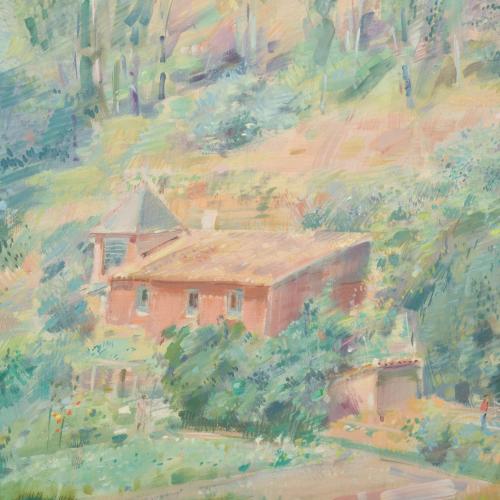 JULIÁN  GRAU SANTOS (1937). "Masía con huerto", 1978.