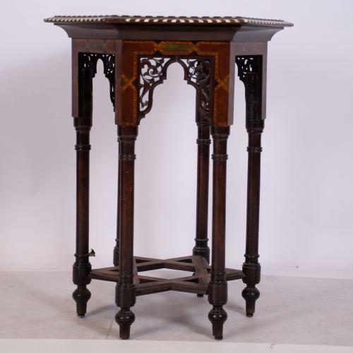 Oriental-like tea table, 20th century.