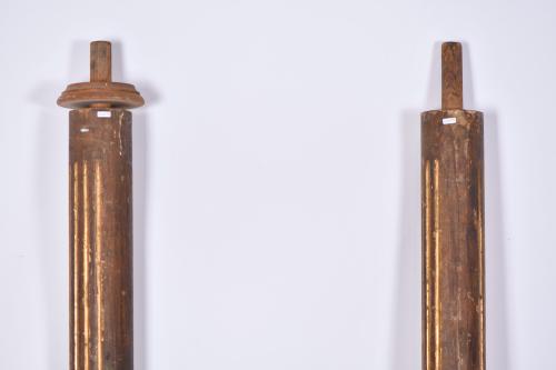 Pair of Neoclassical columns, 18th century.