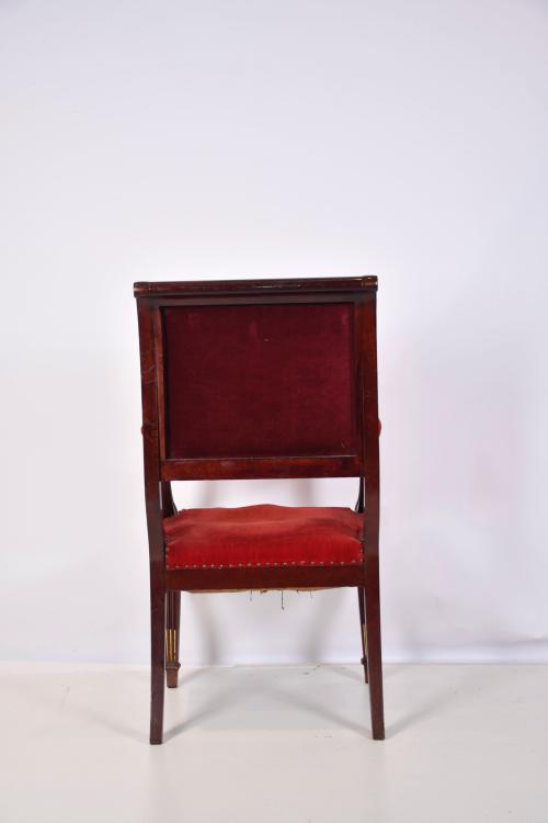 Louis XIV style armchair, 20th century.
