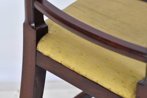 Conjunto de cuatro cadiras inglesas William IV, siglo XIX. 