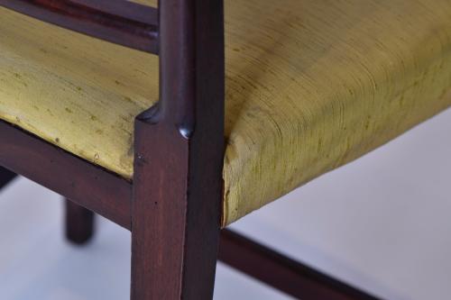 Conjunto de cuatro cadiras inglesas William IV, siglo XIX. 