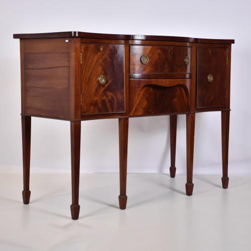 Hepplewhite-style sideboard.