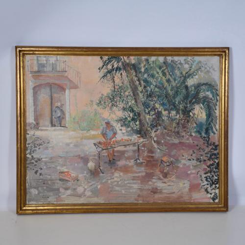Mª DOLORS RUBIÓ (1953). 'Sta. Bárbara', August 1978. Sitges.