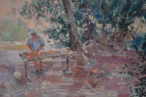 Mª DOLORS RUBIÓ (1953). &#39;Sta. Bárbara&#39;, August 1978. Sitges.