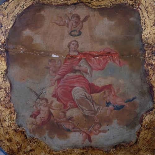 Headboard by Olot school, 18th century.
