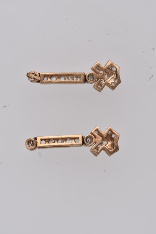 Ring and pair of earrings, 1920&#39;s.