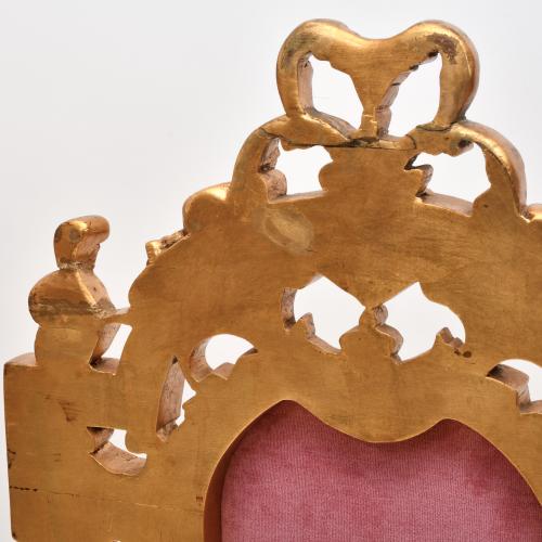 Pair of Historicist chairs, 20th century.