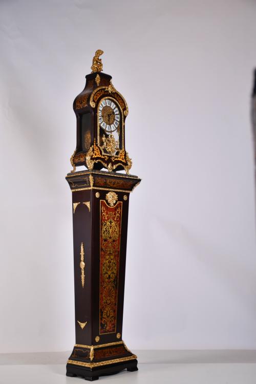 Napoleon III style table clock with base, 20th century.