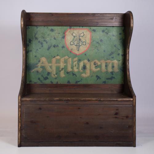 German pub bench, second half of the 20th century.