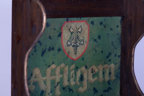 German pub bench, second half of the 20th century.