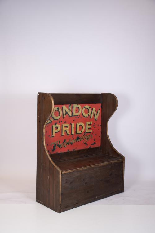 German pub bench, second half of the 20th century.
