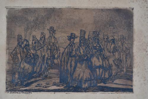 FEDERICO BELTRÁN MASSÉS (1885-1949).  &#39;Romería&#39;.