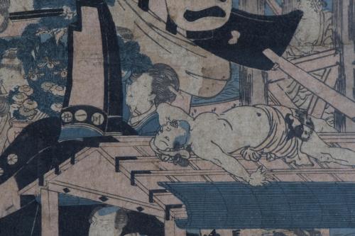 UTAGAWA KUNISADA (UTAGAWA TOYOKUNI III) (1786 - 1865). Frag