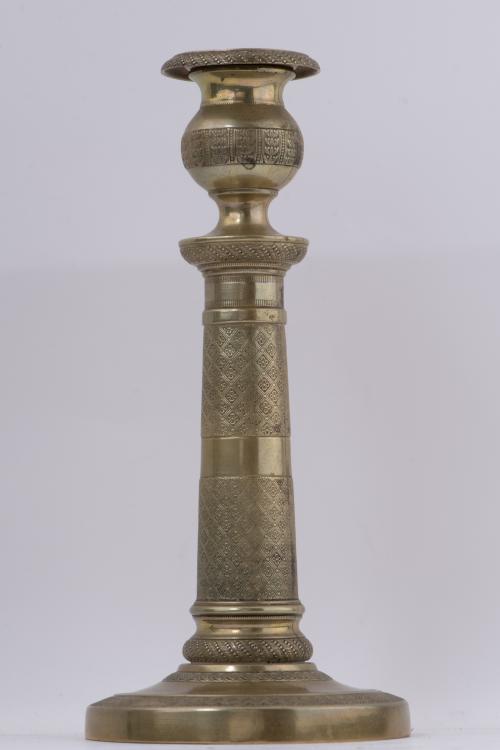 Pair of Charles X candlesticks, 19th century.