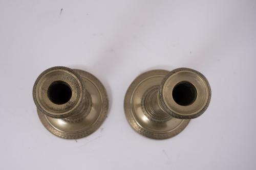 Pair of Charles X candlesticks, 19th century.