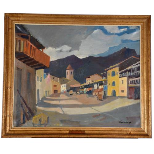 PERE GUSSINYÉ GIRONELLA (1898-1980). 'Olot', 1969.