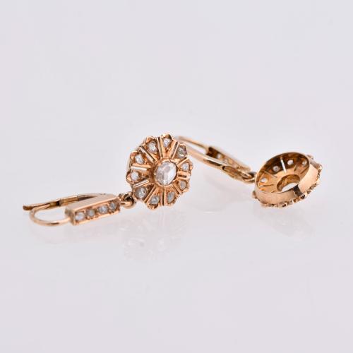 Catalan rosette earrings, early 20th century