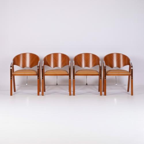 JAUME TRESSERRA (BARCELONA, 1943) Set of four 'Spinnacker' chairs.