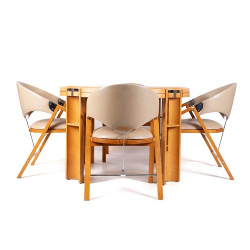 JAUME TRESSERRA (BARCELONA, 1943) 'Jocker' table and chairs set