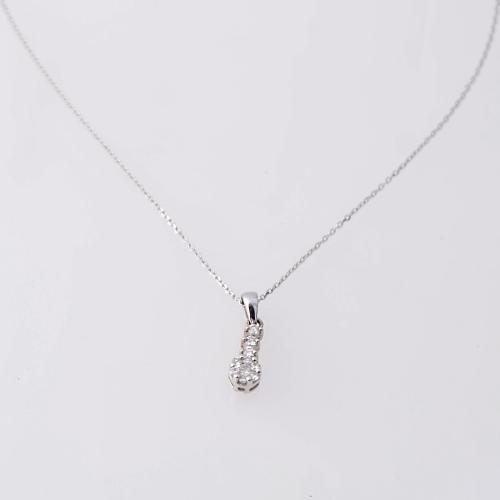 Diamonds articulated necklace