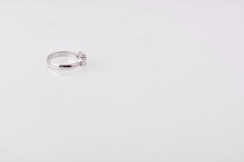 Diamonds triplet ring.
