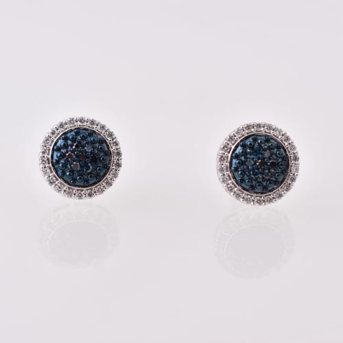 Button earrings