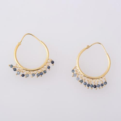 Hoop earrings.
