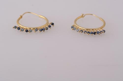 Hoop earrings.