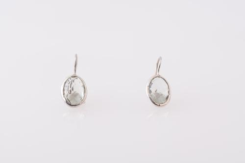 Oval ring and pendant earrings set
