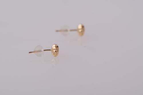 Star-shaped earrings.
