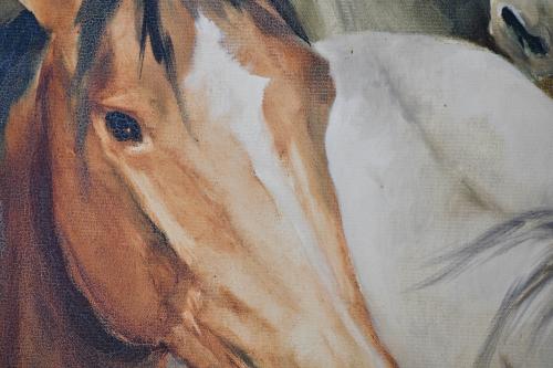 JOAN ALBERT (1919-?) &#39;Horses&#39;.