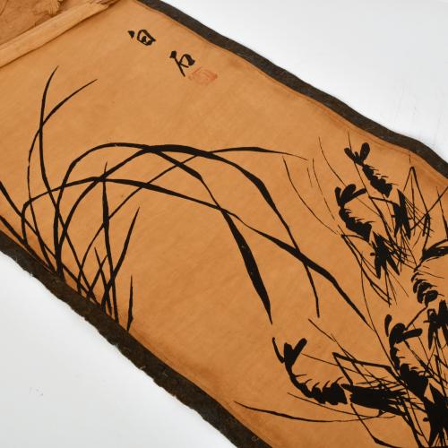 ESCUELA CHINA, SIGLO XX. Nueve rollos con impresiones litog