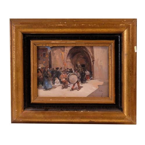 JOSÉ LUIS CHECA (1950).  ‘Procession’.