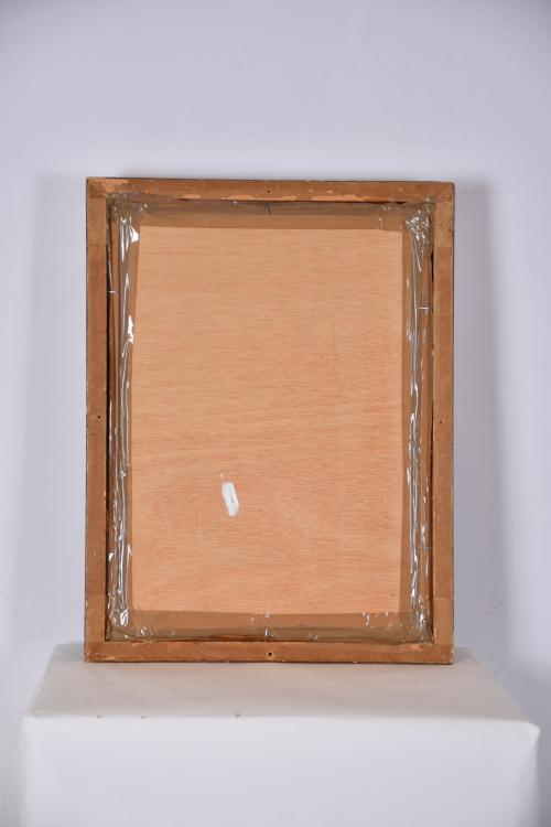 ESCUELA ESPAÑOLA, SIGLO XX. "Mujer con cesto".