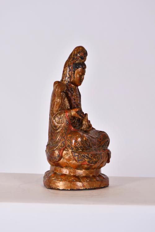CHINESE SCHOOL. Guanyin figure, circa 1900.