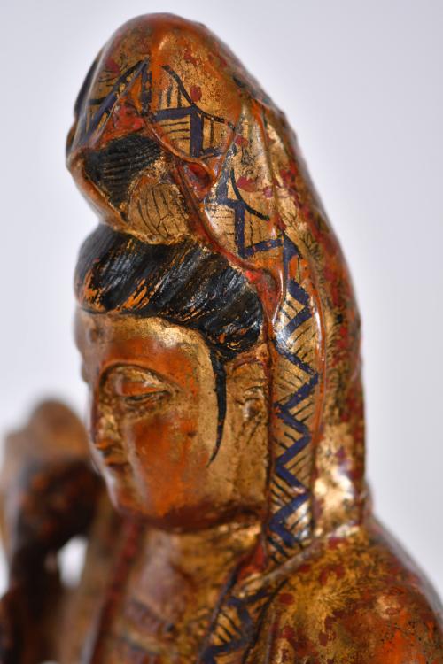 CHINESE SCHOOL. Guanyin figure, circa 1900.
