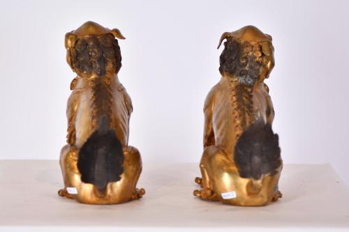 EARLY 20TH CENTURY CHINESE SCHOOL. Pair of ‘furies’.