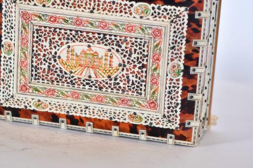 English-Indian tea box, circa 1900.