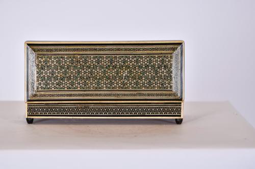 Caja de té anglo-índia, circa 1920.